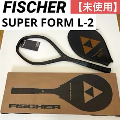 【未使用・箱つき・デットストック品】FISCHER SUPER FORM L-2 フィッシャー スーパー フォーム オーストリア製 テニスラケット ヴィンテージ デットストック品 クラシック コレクション【管理：Ａ】のサムネイル