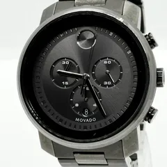 Movado モバード BLOD クロノ 14.231.031 ブラック QZ メンズ 腕時計 稼働品のサムネイル