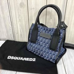 DSQUARED2 ブラック 本革ショルダーバッグ - メルカリ