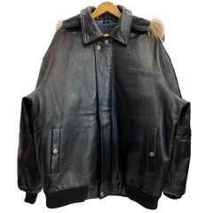 LEATHER ZIP WORK JACKET オリジナルハンガー付き - メルカリ