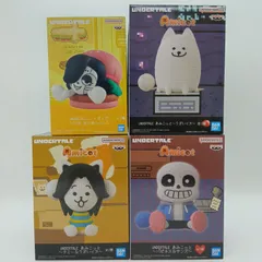 【未開封】まとめ売り 4体セット UNDERTALE アンダーテール フィギュア あみこっと サンズ テミー うざいイヌ メタトン FOOD DESIGN バンダイスピリッツ バンプレスト BANDAI NAMCO プライズ D-3-2