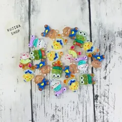 D11-1 デコパーツ 20個セット ハンドメイド素材 デコレーション用 パーツ