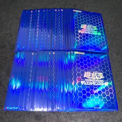 遊戯王 初期ロゴ 青 スリーブ 中古 64枚 - メルカリ