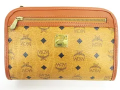 MCM エムシーエム セカンドバッグ ブラウン系 総柄 オレンジ系 MF008-0408-56のサムネイル