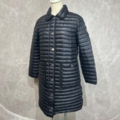美品】 MONCLER モンクレール ダウンベストファーBAIRON黒2 - メルカリ