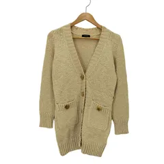 バーバリーロンドン BURBERRY LONDON キャメル混ウールカーディガン レディース JPN：1 