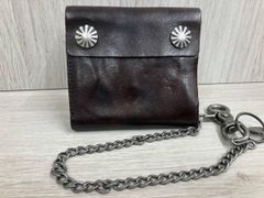 rrl ダブルアールエル チェーン ウォレット 財布 コンチョ レザー