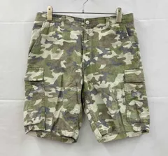 MARK & LONA マークアンドロナ ハーフカーゴパンツ ML-15S-T41 コットンリネン 日本製 L カーキ 夏