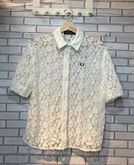 D222274 FRED PERRY 総柄ロングスリーブシャツ - メルカリ