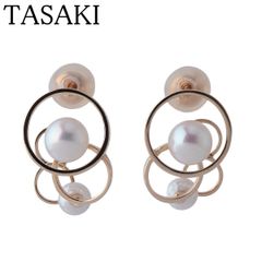 カカオ　TASAKI (タサキ) エニーマ ピアス カカオ様専用 TASAKI (タサキ) エニーマ ピアス - メルカリ