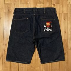 美品 アベイシングエイプ マイロ バナナ 刺繍 ワッペン デニム