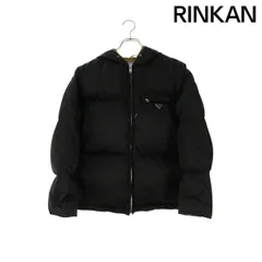 プラダ  25AW  29B408 RE-NYLONトライアングルロゴフードダウンジャケット レディース 36