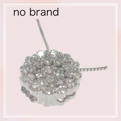 no brand】デザインジュエリー ハーフパヴェ リング K18イエロー 