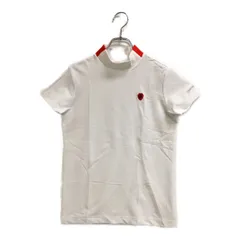 中古 レディース パーリーゲイツ PEARLY GATES 半袖シャツ 0(S) 白 ホワイト 半袖モックネック ク