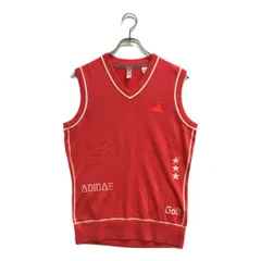 中古 レディース アディダス adidas ベスト O ピンク Vネック ニット ピンク