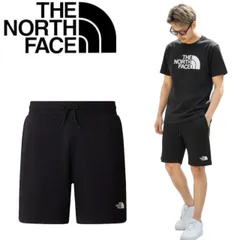 ザ ノースフェイス The North Face ボトムス ハーフパンツ NF0A8GQB ブラック スウェット 半パン プリントロゴ メンズ 部屋着 M Simple Dome Light Regular Shorts