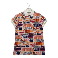 中古 レディース ジャックバニー Jack Bunny!! 半袖ポロシャツ 1(M) マルチカラー  総柄