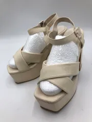 ESPERANZA エスペランサ アンクルストラップ サンダル sizeL/アイボリー ■◆ レディース