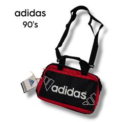 adidas 90s 2way ミニボストンバッグ デサント トレフォイルロゴ