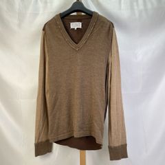 Martin Margiela 14 ベージュ Vネックニットセーター M - メルカリ