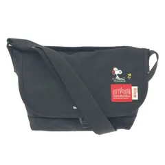 manhattan Portage マンハッタンポーテージ ×ピーナッツ/ショルダーバッグ  スヌーピー/ナイロン    ブラック ユニセックス / 240001195675 マンハッタンポーテージ 巾着 ショルダーバッグ ハンドバッグ