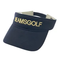 BEAMS GOLF ビームスゴルフ  サンバイザー ウール混  ネイビー系 55-57cm [240101666594] ゴルフウェア ストスト