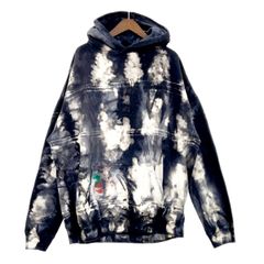 00s Y2K UK NIKE ナイキ ブリーチスウェットフーディー パーカー