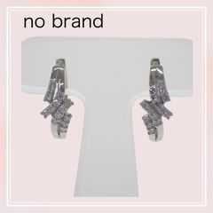 no brand】デザインジュエリー ハーフパヴェ リング K18イエロー 