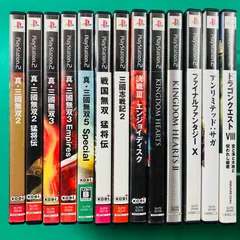 【ジャンク品 25枚 Lセット】PS2 まとめ売り 真・三国無双 戦国無双 三國志戦記2 決戦III キングダムハーツ ファイナルファンタジー アンリミテッド：サガ ドラゴンクエストVIII メタルギアソリッド みんなのGOLF4 プレイステーション2