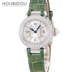 Cartier カルティエ パシャ 32 18KWG グリッド ダイヤ 自動巻き - メルカリ