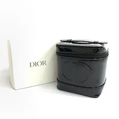 Christian Dior クリスチャンディオール バニティポーチ  ノベルティ/CDロゴ/エナメル調    ブラック レディース / 241019002399