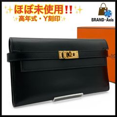 ほぼ未使用✨】エルメス ケリーポケットロング ノワール❣️定価85万円