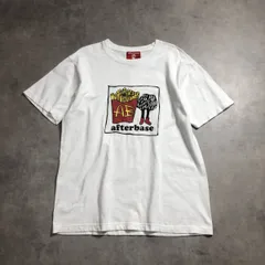 GQ5140◇afterbase : フライドポテトTシャツ◇L◇白系 アフターベースのサムネイル