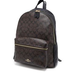 ✨極美品✨コーチ リュック シグネチャー ゴールド金具 大容量 レザー