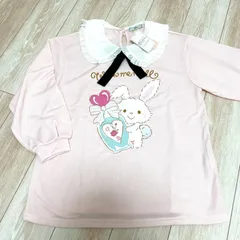 未使用タグ付 Sanrio Wish me mell サンリオ ウィッシュミーメル リボン襟 トップス チュニック ピンク レディース M ロリータ 量産型 カワイイのサムネイル