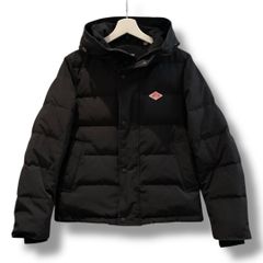 DANTON ダウンジャケット ブラック サイズ38 フードファー付 - メルカリ