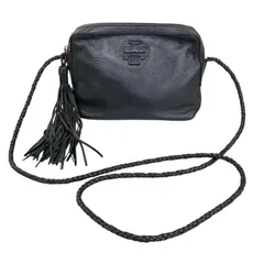180053 現状品 Tory Burch トリーバーチ ショルダーバッグ ブラック レザー