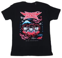 3178 古着BABYMETALベビーメタルバンドTシャツ好デザイン墨黒XXL 