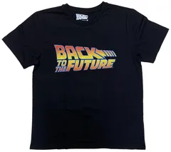 BACK TO THE FUTURE・バック・トゥ・ザ・フューチャー・LOGO・NEW・UK版・Tシャツ・映画Tシャツ・オフィシャルTシャツ S