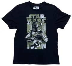 STAR WARS・スターウォーズ・BOBA FETT STYLIZED・Tシャツ・ 映画Tシャツ ・オフィシャルTシャツ S