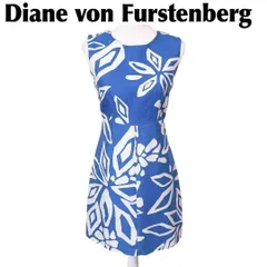 美品 DIANE von FURSTENBERG シルクノースリーブワンピース2