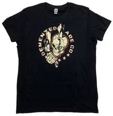 ディメンテッド・アー・ゴー・DEMENTED ARE GO・STILETTO SKULL・Tシャツ・サイコビリーTシャツ・オフィシャル ロックTシャツ M