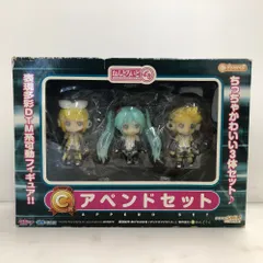 02w23962 ねんどろいどぷち 初音ミク/鏡音リン/鏡音レン アペンドセット グッスマくじ C賞 フィギュア 未開封品【中古品】
