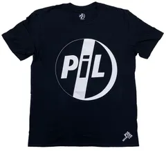 PUBLIC IMAGE LTD. ・PIL ・パブリック イメージ リミテッド・WHITE LOGO・Tシャツ・ ロックTシャツ・オフィシャルバンドTシャツ S