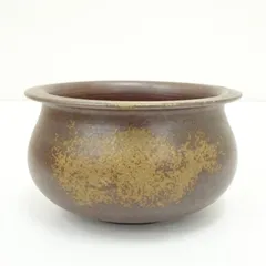 備前焼　木村陶峰造　建水  茶道具 茶道 おしゃれ 道具 けんすい こぼし 茶器 お茶 抹茶 骨董 茶会 茶席 茶事 茶の湯