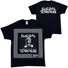 SUICIDAL TENDENCIES・スーサイダルテンデンシーズ・BRICK LOGO - BANDANA・Tシャツ ・オフィシャル バンドTシャツ XL