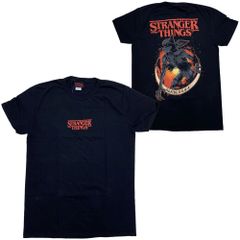 STRANGER THINGS·스트레인저·싱스·미지의 세계·DEMOGORGON UPSIDE DOWN·UK판·T셔츠·드라마 T셔츠·오피셜 T셔츠 XL