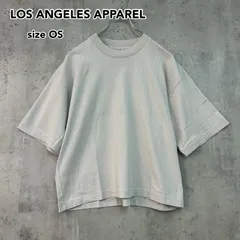LOS ANGELES APPAREL ロサンゼルスアパレル ロスアパ ガーメントダイ クルーネック 半袖 Tシャツ カットソー トップス CEMENT サイズOS オーバーサイズ ゆったり ビッグシルエット 厚手 綿100% ★ ■◆のサムネイル