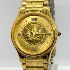 ア*ス様 稼働】メイプルリーフコインFINE GOLD 1/10オンス 時計 - メルカリ