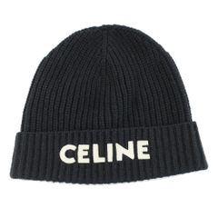 CELINE ブラック ニット帽 T2 正規品 - メルカリ